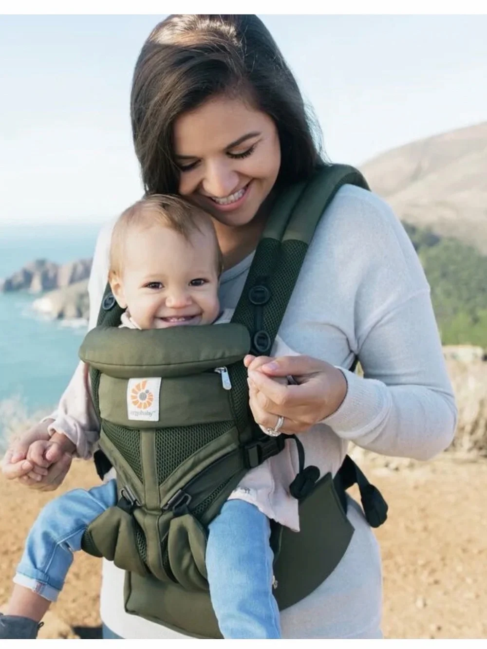 Ergobaby™ Omni 360 Cool Air Mesh - Khaki Green (like new)